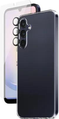 Image de PanzerGlass SAFE. by ® Kit de protection 3 en 1 Samsung Galaxy A25 5G, Samsung, Samsung - Galaxy new A24 5G, Application à sec, Résistant aux rayures, Résistant aux chocs, Transparent, 1 pièce(s)
