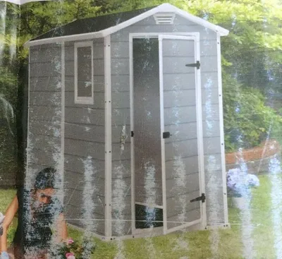 Image de Keter Abri de jardin Manor 4x6 S, Gris, 3,8m³ Abri de jardin, abri de jardin