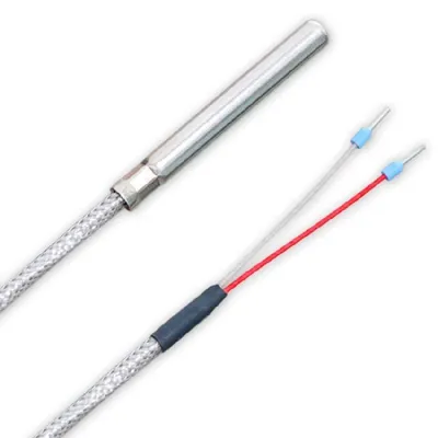 Produktbild von iOVEO 039HG02202 - Rauchgasfühler / Temperaturfühler / Kollektorfühler bis 400°C mit GLS-Anschlussleitung und PT1000 Sensor