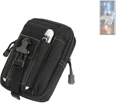 Produktbild von K-S-Trade Gürtel Tasche kompatibel mit ZTE Axon 50 Ultra Gürteltasche Holster Schutz Hülle Handy Hülle Smartphone outdoor Handy-Hülle schwarz