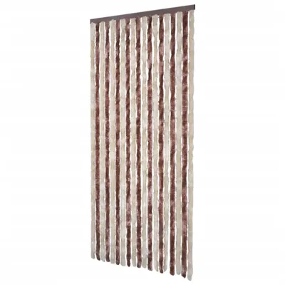 Produktbild von Fliegenvorhang Beige und Hellbraun 100x230 cm Chenille