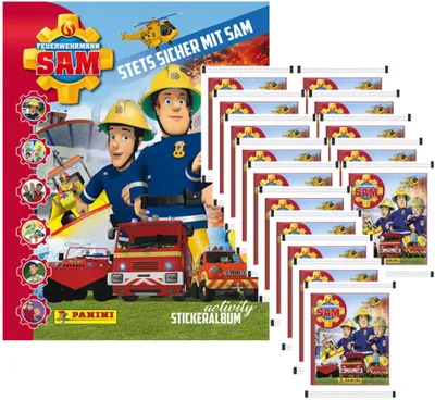 Produktbild von Panini Feuerwehrmann Sam 2 - Sammelsticker - 1 Album + 15 Tüten Sticker