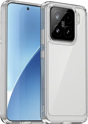 Productafbeelding van Hoesje voor Xiaomi 15 - Achterkant Phonesta, hybride acryl - Transparant