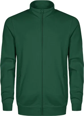Produktbild von EXCD Sweatjacke Plus Size Herren, Waldgrün, 4XL