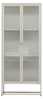 Produktbild von Garis Vitrinenschrank 2 Glastüren beige.