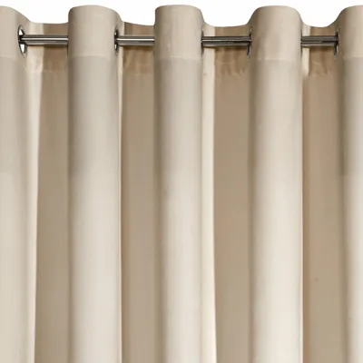 Produktbild von Eurofirany 315107, Durchscheinend, Beige, Einfarbig, Polyester, Öse, 290 g/m²