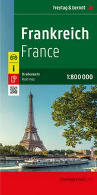 Produktbild von freytag & berndt Straßenkarte Frankreich 1:800.000