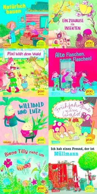 Obrázok produktu pre Pixi-8er-Set 299: Pixi setzt sich für die Umwelt ein (8x1 Exemplar)