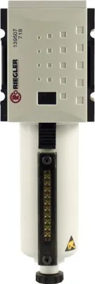 Produktbild von Riegler Filter »FUTURA« mit Metallbeh., Sichtrohr, 5 µm, BG 1, G 3/8, HA