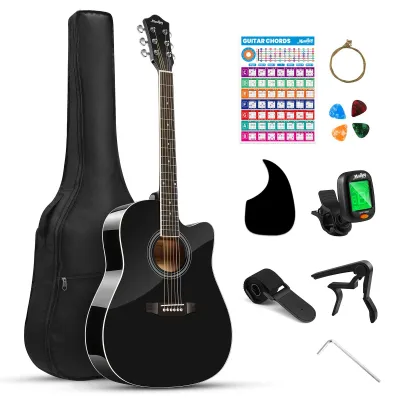 Produktbild von Komplettes Akustik-Gitarren-Set für Anfänger mit Zubehör