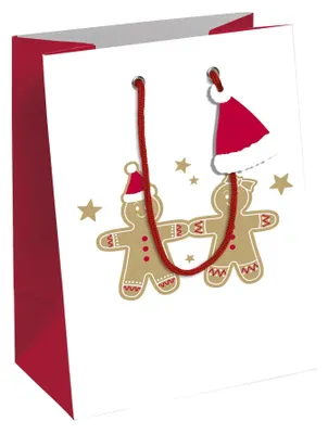Produktbild von Clairefontaine Weihnachts-Geschenktüte "Lebkuchen" klein