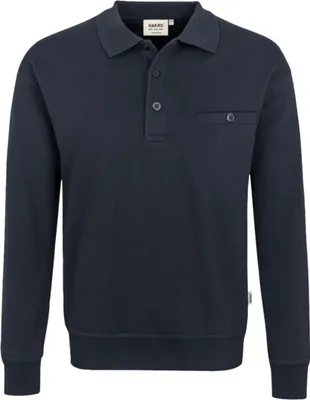 Produktbild von HAKRO Hakro Herren Pocket Sweatshirt Premium langarm #457 Gr. XS tinte