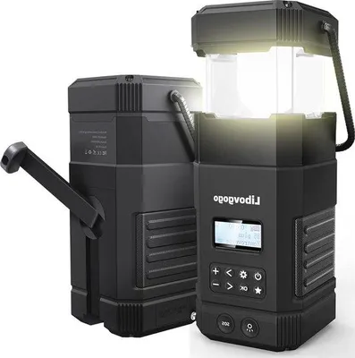 Image de Enceinte Bluetooth étanche 14 W, batterie 5000 mAh, lampe LED, IP65
