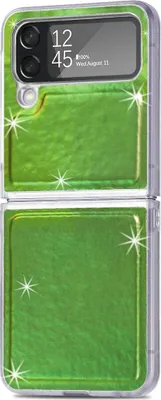 Produktbild von König Design Hülle kompatibel mit Samsung Galaxy Z Flip4 5G Kunststoff Soft Handyhülle - Handy Case Grün