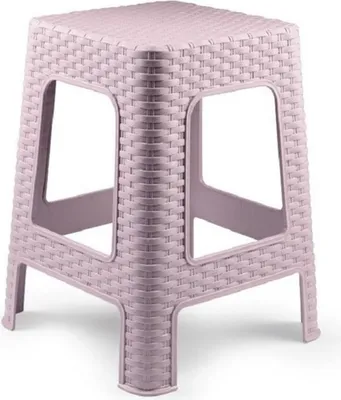 Produktbild von PlasticForte Kuchenhocker/Trittschemel - rosa - Kunststoff - 45 cm