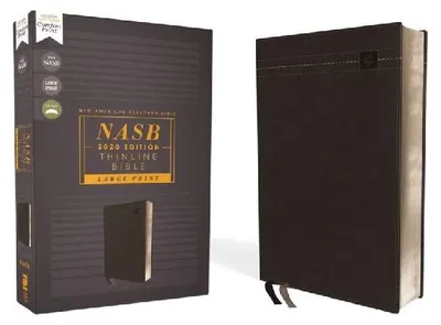 Produktbild von Nasb, Thinline Bible, Large Print, Leathersoft, Black, Red Letter Edition, 2020 Text, Comfort Print