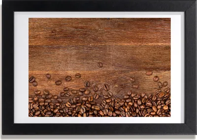 Produktbild von Bild 30x20 MDF-Rahmen, Wandkunst Kaffeebohnen