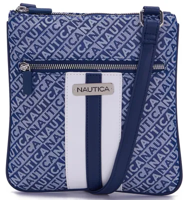 Obrázek produktu pro Dámská kabelka Nautica Lakeside, charakteristický model North South, vyrobená z jaquardové látky