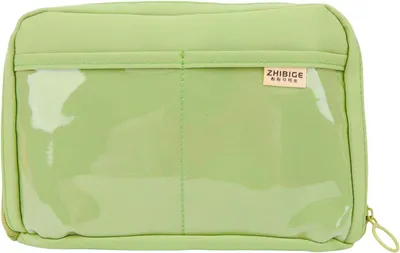 Imagen del producto de Estuche grande, de gran capacidad, color verde, para la escuela