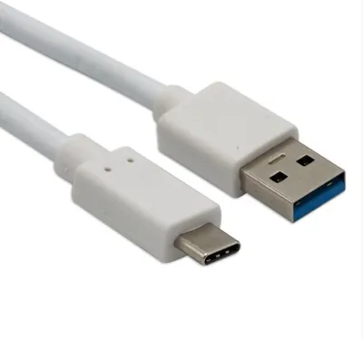 Image de Câble de charge/données HELOS USB-C, USB Type-C - USB 3.1-A mâle, 1 m, blanc