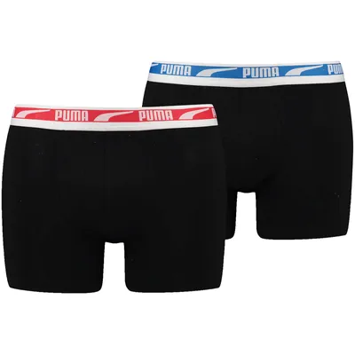 Produktbild von 2er Pack PUMA Multi Logo Boxershorts Herren black combo L