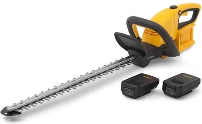 Produktbild von Heckenschere STIGA HT 300e Kit, Vertikalschnitt, Drehbarer Griff, Doppelhubgetriebe, Wandhalterung