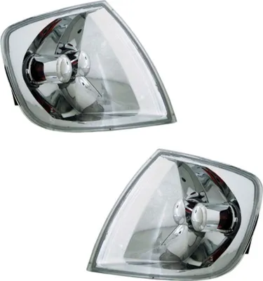 Produktbild von TYC Frontblinker Set für VW Polo 6N2 99-01 Klarglas Chrom Weiß
