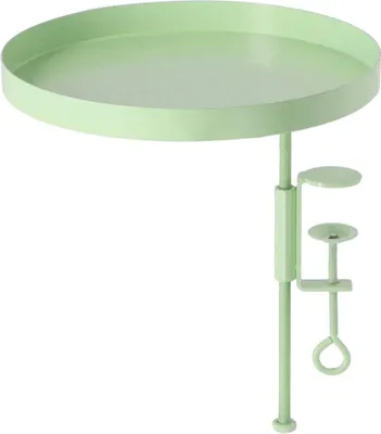 Produktbild von Esschert Design Runde grüne Fensterbankhalterung L, Pflanzenständer, Stahl, Grün, 240 mm, 240 mm, 246 mm