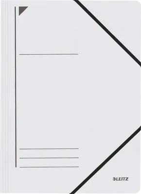 Produktbild von Eckspanner A4 bis ca. 250 Blatt weiß Packung mit 25 Stück