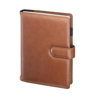 Zdjęcie produktu dla Notes brązowy A5 z wymiennym wkładem zapięcie magnetyczne 45B 100 kartek gładki