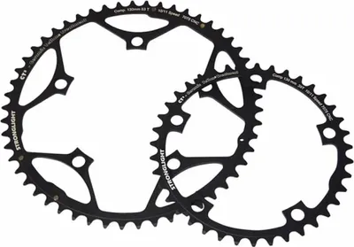 Immagine prodotto di Ingranaggio Stronglight tipo 130 S esterno 53 denti, nero, 10/11 velocità