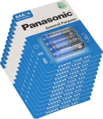 Immagine prodotto di Panasonic AAA Genereal Purpose 1,5V Batterie 48 Stück