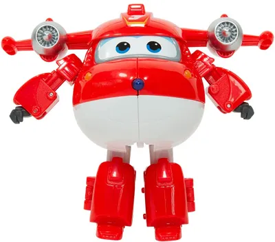 Produktbild von Super Wings Jett Alpha Toys Großer Jett 13cm Verwandlungsfigur