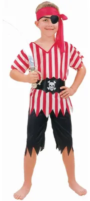 Produktbild von GoDan Piratenkostüm für Jungen Karneval 130/140 cm