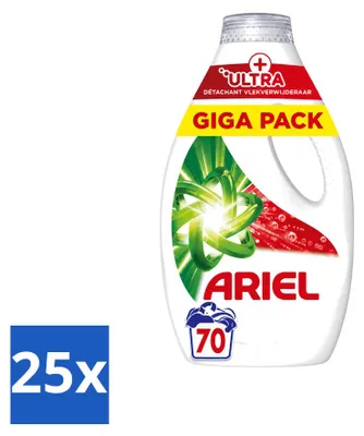 Produktbild von 25 Flaschen Ariel Ultra Fleckenentferner Flüssigwaschmittel - 3150 ml - Vorteilspackung - 25 Stück