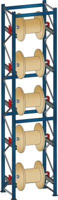 Produktbild von BlockRoll Kabeltrommelgr. 5000 kg - Feldlast, 5500x1070x1045 mm