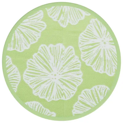 Produktbild von Outdoor-Teppich ARAKIL Grün Ø200 cm PP