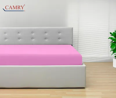 Produktbild von Carmy Spannbettlaken für Kinderbett und Babybett Jersey 60x120 - 70x140 cm Hellrosa 100% Baumwolle