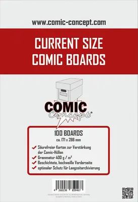 Produktbild von Comic Concept Comic Boards Current Size (100 Stück)