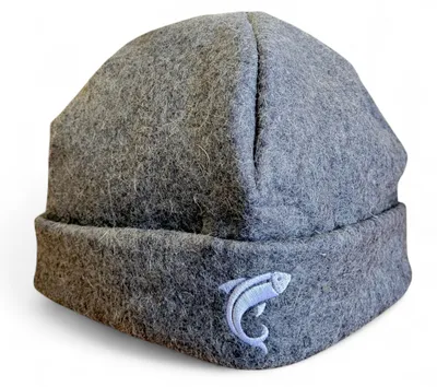 Produktbild von Saunahut aus Wollfilz (Fischer 1007) Saunamütze mit witzigen Motiven, Filz Kopfschutz Saunakappe Filzkappe Mütze Filzhut Kappe Sauna Hut