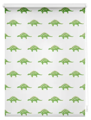 Produktbild von Lichtblick Rollo Klemmfix, ohne Bohren, blickdicht, Dinos - Grün 60 x 150 cm (B x L)