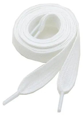 schnuersenkel flach breit 2cm weiss
