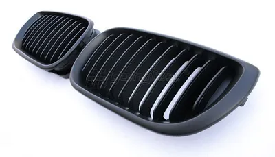 Immagine prodotto di Griglia radiatore PREMIUM griglia sportiva anteriore nero opaco per BMW serie 3 E46