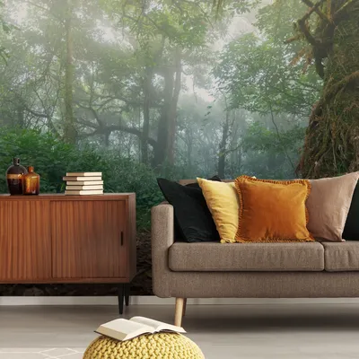 Produktbild von Muralo XXL Selbstklebende FOTOTAPETE Nebelwald Asia Tropischer Weg (B) 368 cm x (H) 254 cm Tapete Wandtapete WOHNZIMMER SCHLAFZIMMER 5135