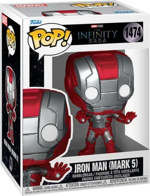 Immagine prodotto di Figurka Funko Pop! Marvel - Iron Man Mark 5 z serii Infinity Saga, winylowa