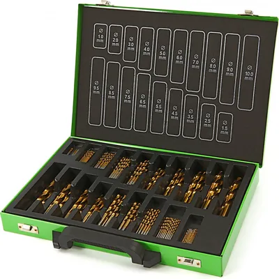 Produktbild von HBM 140-teiliges Zinnbohrer-Set