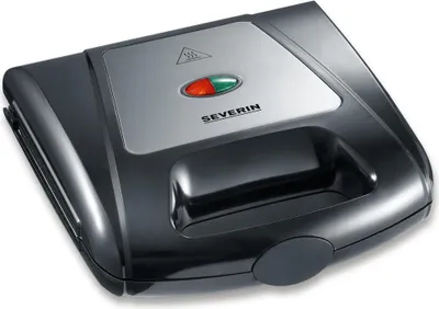 Produktbild von SEVERIN Sandwich-Toaster SA 2968  aus Edelstahl, gebürstetschwarzsilber Sandwichmaker Toaster Sandwichtoaster Paninitoaster Sandwichmaker Xxl