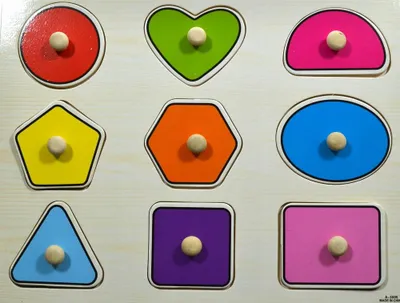 Produktbild von Drobiazgarnia Große Holzbausteine Lernspielzeug Steckpuzzle