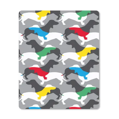 Produktbild von MuchoWow® Mauspad Mousepad Hunde - Dackel - Muster 30x40 cm - Mousepads - Maus Mat - Pad - Mausunterlage - Mausmatten