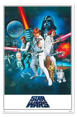 Immagine prodotto di Poster guerre stellari classiche la guerra delle galassie